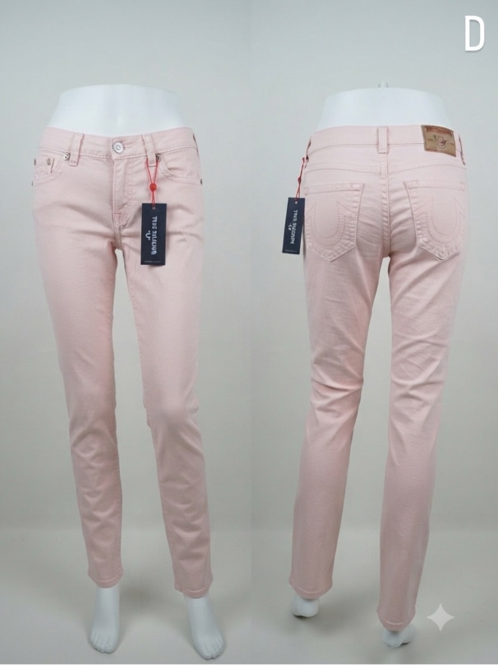 Slim Skinny Jeans in Soft Light Pink - True Religion